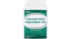 GNC Calciu 1000mg+ Magneziu 400mg, 180 tablete