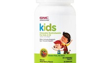 GNC Multivitamine Pentru Copii 2-12 Ani, cu Aroma Naturala de Fructe de Padure, 60 tablete