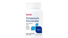 GNC Potassium Gluconate 99 mg, Gluconat de Potasiu, 100 tablete