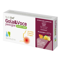 Gola&Voce lamaie si miere de Manuka fara zahar NutriDef, 20 dropsuri, Nutrileya - 1