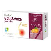 Gola&Voce portocale si miere de Manuka NutriDef, 20 dropsuri, Nutrileya - 1