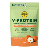 Gold Nutrition Pudra Proteica Vegetala V-protein Alune de padure, 240g - 1
