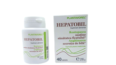 Hepatobil, 40 comprimate, Plantavorel