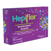 Hepiflor Saccharomyces Boulardii, 10 capsule, Terapia - 1