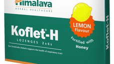 Himalaya, Koflet-H aroma de lamaie, ajutor pentru respiratie, 12 pastile
