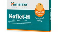 Koflet-H aroma de portocale, ajuta respiratia, 12 pastile de supt