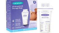 Lansinoh Pungi de stocare lapte matern, 25 pungi