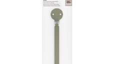 Lantisor din silicon cu clips pentru suzeta Wonder, Verde, 1 bucata, Suavinex