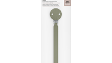 Lantisor din silicon cu clips pentru suzeta Wonder, Verde, 1 bucata, Suavinex