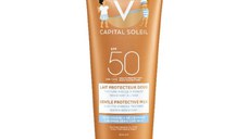 Lapte cu protectie solara SPF 50+ pentru copii Capital Soleil, 300ml, Vichy