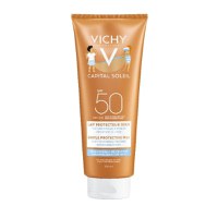 Lapte cu protectie solara SPF 50+ pentru copii Capital Soleil, 300ml, Vichy - 1