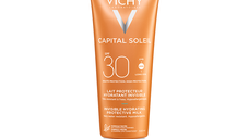 Lapte hidratant pentru protectie solara fata si corp SPF 30+ Capital Soleil, 300ml, Vichy