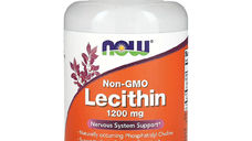 Lecitina din soia, 1200 mg, 100 gelule moi, Now Foods