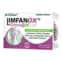 Limfanox Drenaj Detox Total Cleanse, 30 capsule, Cosmopharm - 1