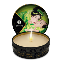 Lumanare pentru masaj erotic LExotic Green Tea, 30 ml, Shunga Erotic Art - 1