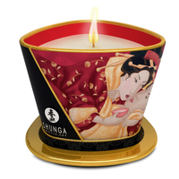 Lumanare pentru masaj erotic Strawberry, 170ml, Shunga Erotic Art - 1