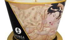 Lumanare pentru masaj erotic Vanilla, 170ml, Shunga Erotic Art