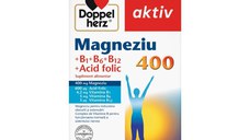 Magneziu 400+B1+B6+B12+Acid Folic, 30 comprimate, Doppelherz