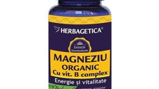 Magneziu organic cu vitamina B complex, 60 capsule, Herbagetica