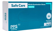 Manusi nitril Safe Care PPS Albastre, 100 bucati, PPS Gloves-XL