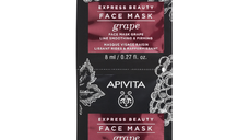 Masca de fata antirid cu extract de struguri, 2*8 ml, Apivita
