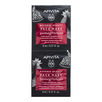Masca de fata revitalizanta cu extract de rodie, 2 x 8 ml, Apivita - 1