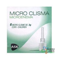 Micro Clisma Microenema pentru copii, 6 flacoane - 1