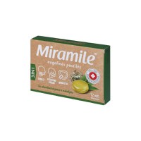 Miramile muschi de islanda si eucalipt, 12 tablete, Valentis - 1