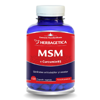 MSM + Curcumin95, 120 capsule, Herbagetica - 1