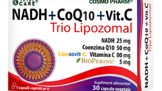 NADH + CoQ10 + Vitamina C Trio Lipozomal, 30 capsule vegetale, Cosmo Pharm