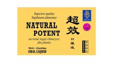 Natural potent, 6 fiole, 10 ml solutie buvabila, disfunctii erectile