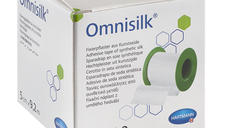 Omnisilk plasture matase 5cm*9,2m, 1rola, Hartmann