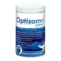 Optisomn, 60 jeleuri gumate cu aroma de cirese, Zdrovit - 1