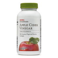 Otet din Cidru de Mere, SuperFoods Apple Cider Vinegar, 120 tablete, GNC - 1
