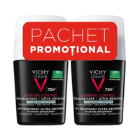 Pachet Deodorant roll-on antiperspirant pentru barbati Control Extrem 72H, 50 ml + 50 ml, Vichy - 1