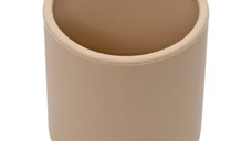Pahar din silicon, 6 luni+, Bubble Beige, Appekids
