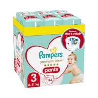 Pampers Premium Care Pants Scutece-chilotel Marimea 3, 6-11 kg, 144 bucati - 1