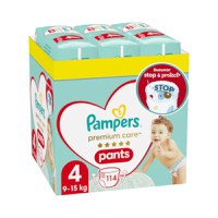 Pampers Premium Care Pants Scutece-chilotel Marimea 4, 9-15 kg, 114 bucati - 1