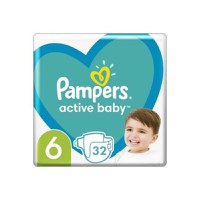 Pampers Scutece Active Baby Marimea 6, 13-18kg, 32 bucati - 1