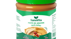 Pasta de arahide, fara zahar, 375 gr, Sanovita