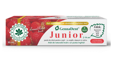 Pasta de dinti pentru copii cu argila si capsuni GennaDent Junior, 80 ml, VivaNatura