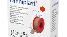 Plasture textil Omniplast, 1.25 cm*5 m, 1 rola, Hartmann