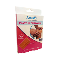 Plasturi cu Rivanol 60 mm*100 mm, 10 bucati, Assista - 1