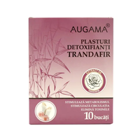 Plasturi detoxifianti cu trandafir Augama, 10x12 cm, 10 bucati - 1