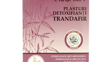 Plasturi detoxifianti cu trandafir Augama, 10x12 cm, 10 bucati