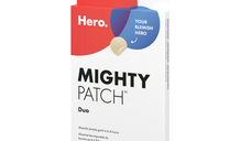 Plasturi hidrocoloidali pentru acnee Mighty Patch Duo, 12 bucati, Hero