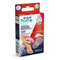 Plasturi pentru negi, 16 bucati, ActivePlast - 1