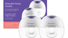 Pompa de sân electrică dublă, portabilă, hands free, Lansinoh