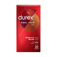 Prezervative Feel Thin XL, 10 bucati, Durex - 1