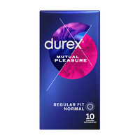 Prezervative Mutual Pleasure, 10 bucati, Durex - 1